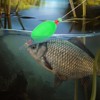 Unique Bargains Plastic Weighted Oval Fishing Floats Rigs 4 Pcs - 4 of 4
