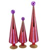 Cody Foster 19.0 Inch Carnival Trees Pink/Purple/Red Christmas Decorative Tree Set , Christmas Decor Modern Christmas (3PC) - 4 of 4