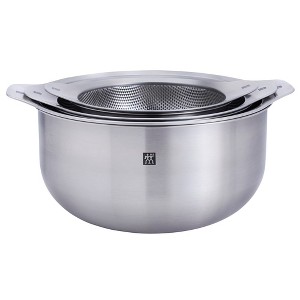 ZWILLING Prep 6-pc Brushed Stainless Steels Nesting Bowls & Strainers Set - 1 of 4