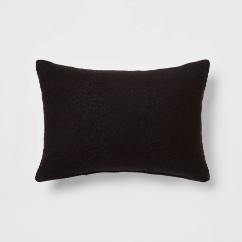 Black rectangle pillow sale