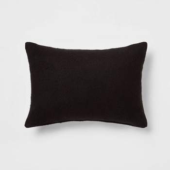 Oblong Boucle Color Blocked Decorative Throw Pillow - Threshold™