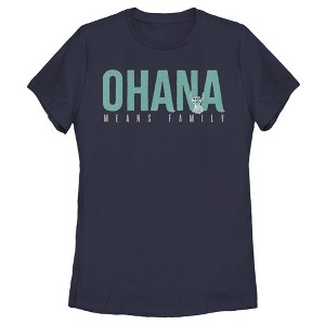 Women's Lilo & Stitch Bold Ohana means Family T-Shirt - 1 of 4