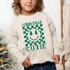 The Juniper Shop Christmas Cutie Checkered Youth Ultra-Soft Graphic Sweatshirt - image 2 of 3