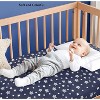 LISM 4 Pack Fitted Crib Sheet for Standard Size Crib and Toddler Mattresses - 3 of 4
