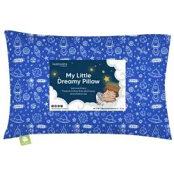 KeaBabies Toddler Pillow with Pillowcase, 13X18 Soft Natural Cotton Toddler Pillows for Sleeping, Kids Pillow