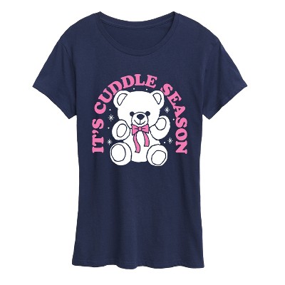 Women's - Instant Message - Its Cuddle Season Short Sleeve Graphic T-Shirt
