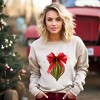 Simply Sage Market Women's Graphic Sweatshirt Coquette Christmas Ornament - 2 of 4