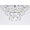 Elegant Lighting Ella 14 inch flush mount in chrome - 4 of 4