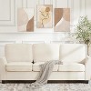83" Couch, 3-Seater Sofa with Deep Seat, Comfortable Chenille Couch, Removable Cushions & Armrests, Modern Sofa for Living Room - 3 of 4