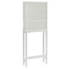 Over The Toilet Storage Cabinet, Bathroom Above Toilet Storage Cabinet With 2 Door & Shelves, Storage Cabinet For Bathroom, Living Room - 3 of 4