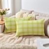 REGALWOVEN Plaid Decorative Check Soft Throw Pillow Covers  2 Pcs - 2 of 4