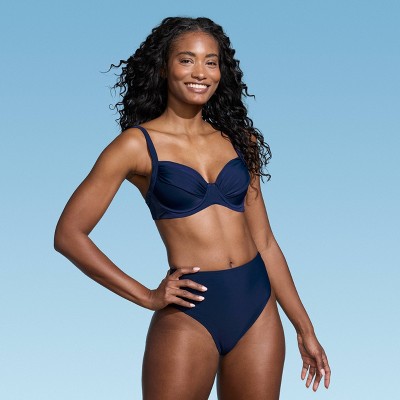 Lands' End Women's Retro Bikini Top