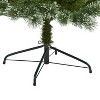 7ft. Slim Snow Tip Pine Artificial Christmas Tree with 400 Clear LED Lights – Sleek Holiday X-Mas Glow - 4 of 4