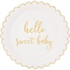 Serves 24 Hello Sweet Baby Shower Party Supplies Decorations for Kids Boys Girls - 3 of 4