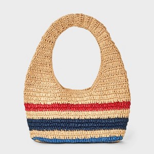 Casual Raffia Shoulder Bag - Universal Thread™ - 1 of 4