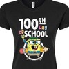 Women's - SpongeBob SquarePants - 100th Day Of School Fitted Graphic T-Shirt - 2 of 4