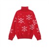 Clearlove Girls' Christmas Sweater Long Sleeve Knit Top Snowflake Print Crewneck Holiday Party Pullover - 4 of 4