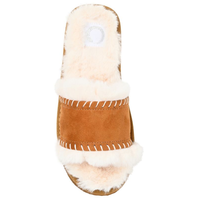 Journee Collection Womens Mardie Tru Comfort Foam Slip On Slide Open Toe Slippers, 5 of 11