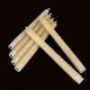 Flameless Ivory Taper Candles Flickering with 10-Key Remote, LED Warm 3D Wick Light Window Candles Real Wax Pack of 6, Christmas Home Wedding Decor - 4 of 4