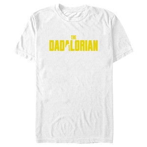 Men's Star Wars: The Mandalorian Father's Day The Dadalorian Logo T-Shirt - 1 of 4