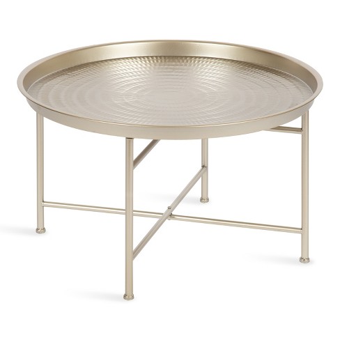 Kate and laurel mahdavi round coffee table discount