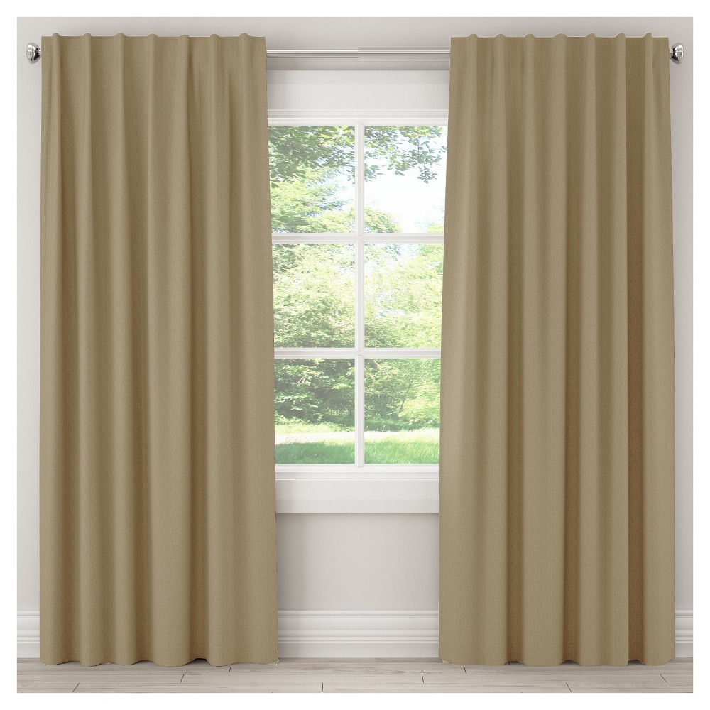 Unlined Zuma Curtain Panel Tan (50