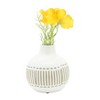 Sagebrook Home Ceramic Geometric Vase - Contemporary Simple Design Floral Vase - 4 of 4