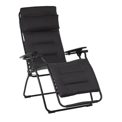 Lafuma Futura Air Comfort Zero Gravity Indoor Outdoor Recliner Chair, Acier