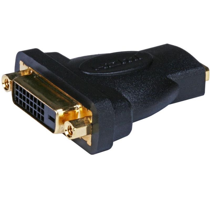 Monoprice HDMI Female to DVI-D Single Link Female Adapter, 24k Gold Contacts, 1 of 5