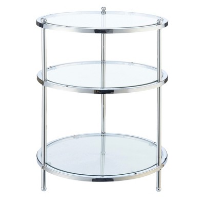 target glass end tables