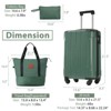 Belatt 3‑Piece Hard Shell Carry‑On Spinner Luggage Set 20in with TSA Lock, Lightweight ABS Suitcase + Weekender & Toiletry Bag, 360° Wheels - 2 of 4
