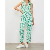 Women's Lily Print Twill Sleeveless Jumpsuit - SKIES ARE BLUE - 4 of 4