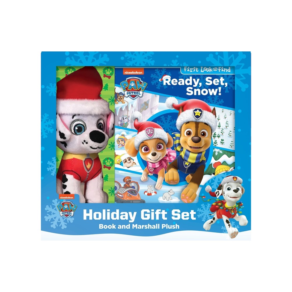 Nickelodeon Paw Patrol: Ready, Set, Snow! Holiday Gift Set Book and Marshall Plush - by Pi Kids (Mixed Media Product)