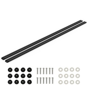 Yakima HD Track 54 Inch Car Roof Top Custom Rack Mounting Applications with CapNuts for SkyLine, OverHaul HD, and OutPost HD Systems, Black - 1 of 4