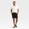 Men’s 7" Regular Fit Open Work Pull-On Shorts - Goodfellow & Co™ Black - 3 of 3