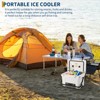 20 Quart Portable Ice Cooler, Insulated Ice Chest Box with Cup Holder, Fish Ruler, Bottle Opener, Portable Leakproof Hard Cooler for Camping, Picnic - 4 of 4
