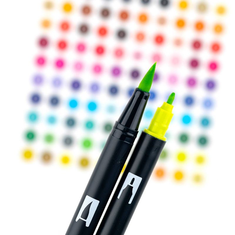 10pk Dual Brush Pen Art Markers Bright Palette - Tombow, 5 of 12