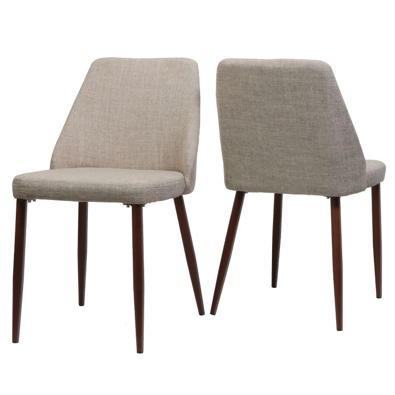 Set of 2 Marlee Mid Century Dining Chair - Christopher Knight Home, 1 of 8