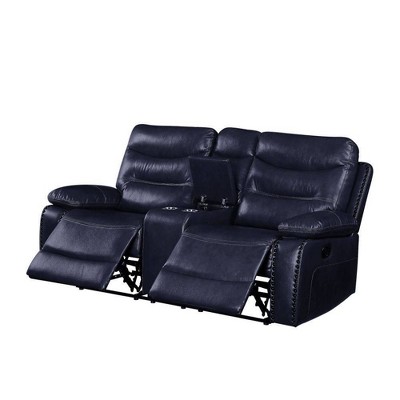 Acme Furniture Aashi Sofa Navy Leather