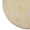 vidaXL Table Top Cream Ø15.7"x1" Marble - 4 of 4