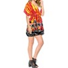 HAPPY BAY Women's Summer Beach Dress Mini Loose Swing Swimsuit Cover ups Tops for Women X-Large-XX-Large Red Tree - 3 of 4