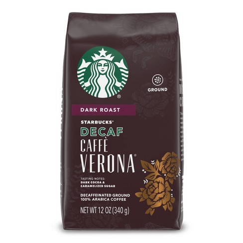 Starbucks Decaf Caffe Verona Dark Roast Ground Coffee 12oz Target