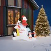Gymax 6 Ft Holiday Inflatable Decor with LED Illumination for Indoor and Outdoor Use - 2 of 4