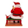 Kurt Adler 9 Inch Fabriché Santa with Laptop and Pets - 3 of 4
