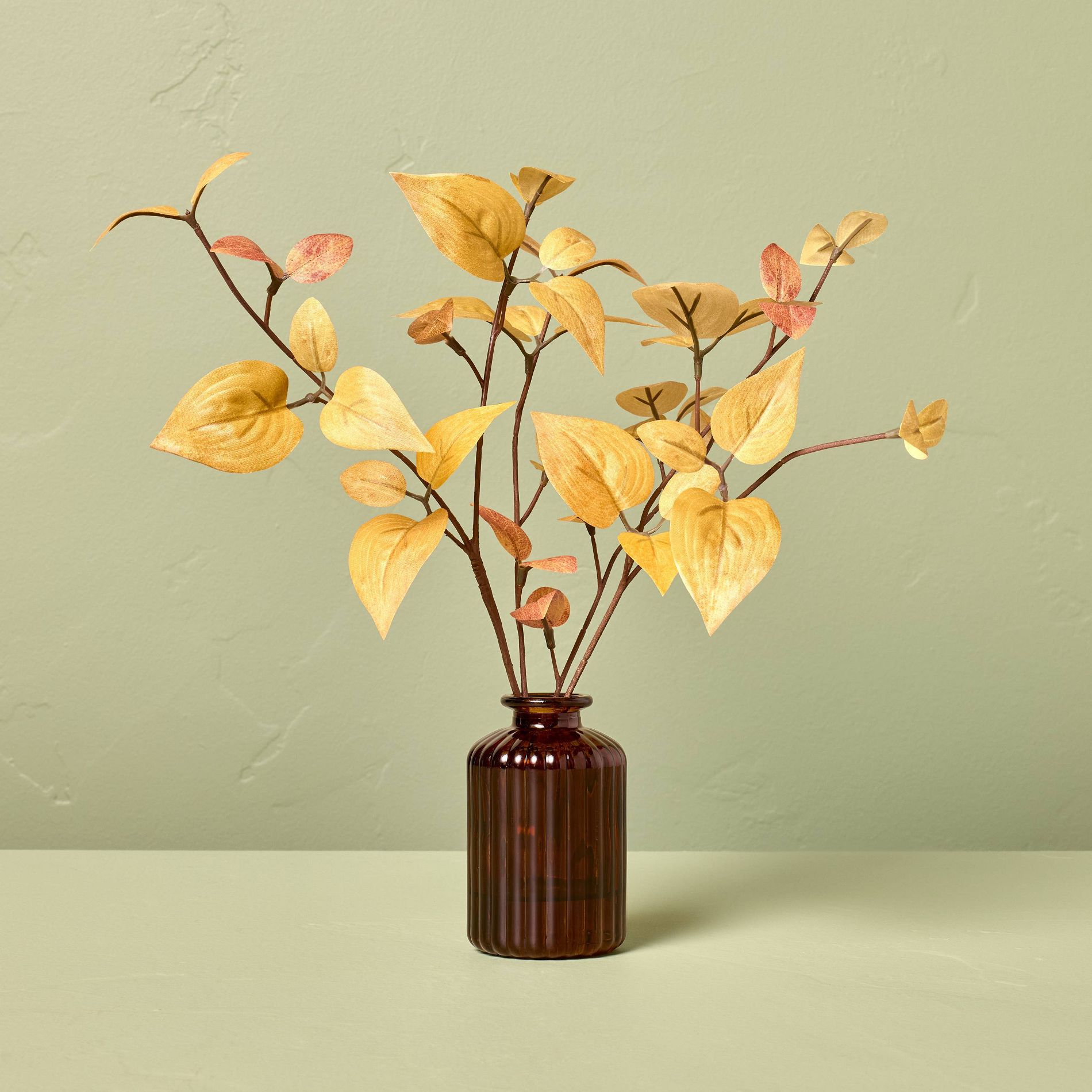 11" Golden Dogwood Artificial Fall Arrangement - Hearth & Hand™ with Magnolia