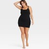 Women's Luxe 4-Way Stretch Slip Dress - Auden™ Black - 3 of 4