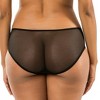 PARFAIT Luxlacy P9005 Pretty Lace And Mesh Hipster Panty With Extended Sizes - Black - 3 of 4