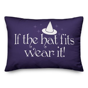 Creative Products If the hat fits, wear it! 14x20 Indoor / Outdoor Pillow - 1 of 3