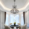 Maxax 24.5" 10-Light Gold Crystal Chandelier, Glam Traditional Pendant Light for Living Room Dining Room Foyer - 2 of 4