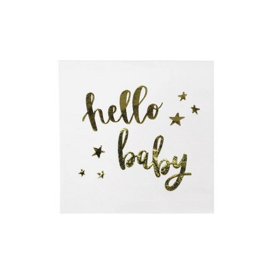 30ct "Hello Baby" Beverage Napkins - Spritz™